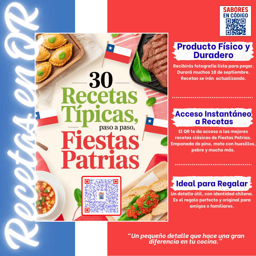 30 Recetas Típicas Fiestas Patrias + Regalos